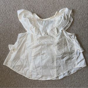 ISABEL MARANT Frilly silk top